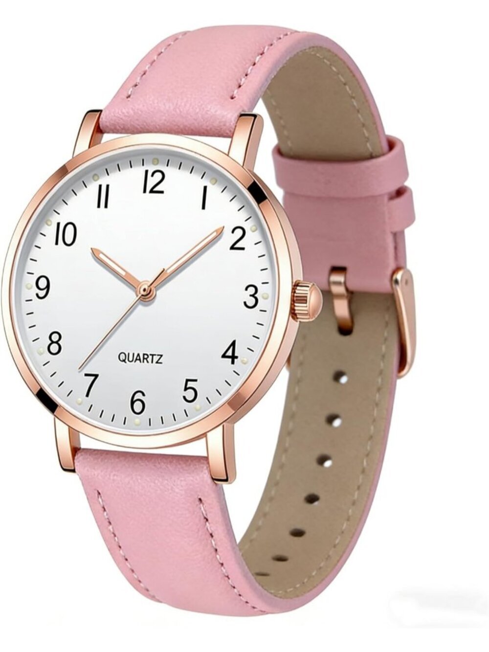 Women's Pink Analog Specially Stylish Quartz Pointer Design Round Wrist Watch